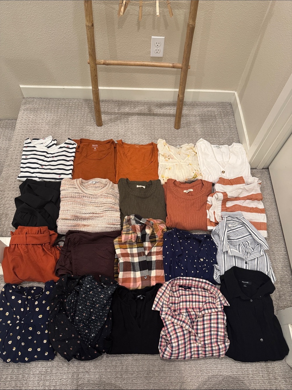 Assorted Madewell 20 pieces 16 tops and 4 bottoms